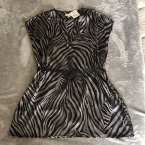Zebra blouse. Moon Collection. Brand new